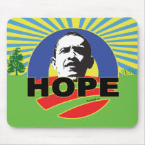 OBAMA HOPE mousepads by turnleft OBAMA HOPE mousepads