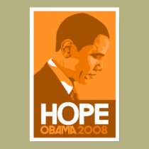 Obama Hope Orange posters by cpope929 Obama Hope Orange posters