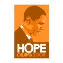Obama Hope Orange posters by cpope929 Obama Hope Orange posters