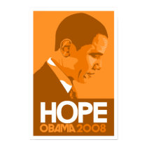 Obama Hope Orange posters by cpope929 Obama Hope Orange posters