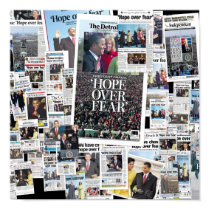Obama: Hope Over Fear posters