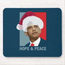 Obama Hope & Peace Mouse Pads