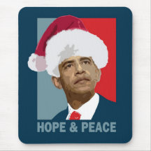 Obama Hope & Peace Mouse Pads