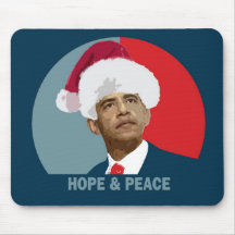 Obama Hope & Peace Mousepad