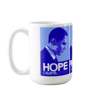 Obama - Hope, Progress, Change Mug by cpope929 Obama - Hope, Progress, Change Mug