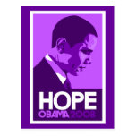 Obama Hope Purple Post Cards