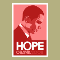 Obama - Hope Red Poster posters