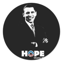 Obama: Hope Sticker by Budi