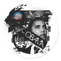 Obama: Hope Sticker by Ryan