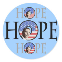 Obama Hope Stickers