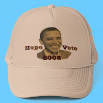 Obama Hope Vote Hat hats
