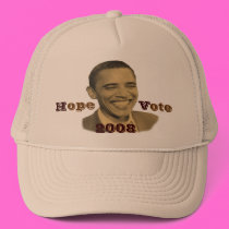 Obama Hope Vote Hat
