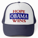 Obama - Hope Wins Trucker Hat by TheBigTees Obama - Hope Wins Trucker Hat