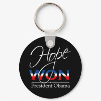 Obama HOPE WON - Keychain