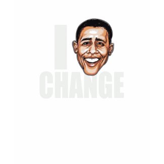 Obama I Love Change Shirt Design