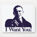 Obama I Want You! Mousepad