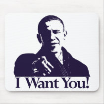 Obama I Want You! Mousepad