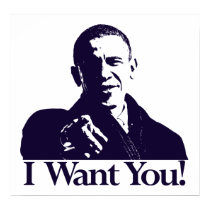 Obama I Want You! Poster posters