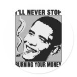 Obama: I'll Never Stop Sticker