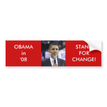 OBAMA in '08 bumper stickers by SweetRascal OBAMA in '08 bumper stickers