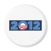Obama in 2012 magnets