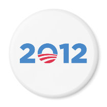 Obama in 2012 magnets