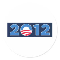 Obama in 2012 stickers