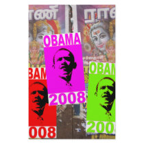 Obama in india stationery