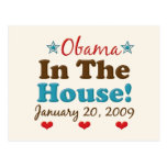 Obama In The House Postcard