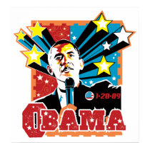 Obama Inaugration Poster - Retro-Stil poster