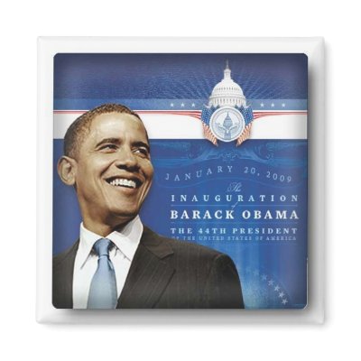 Obama inauguaral Fridge magnet by cocodalo