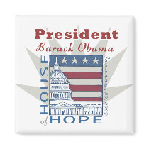 Obama Inaugural Memorabilia magnets