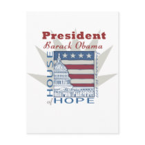 Obama Inaugural Memorabilia postcards
