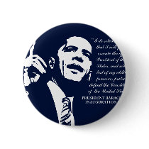 Obama Inaugural Speech buttons