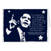 Obama Inaugural Speech cards