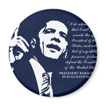 Obama Inaugural Speech magnets by SoCalTeeShirts Obama Inaugural Speech magnets