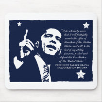 Obama Inaugural Speech mousepads