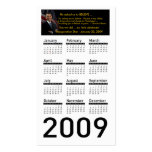 Obama Inauguration 2009 Calendar Profile Cards