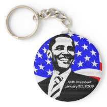 Obama Inauguration 2009 Commerative Keychain