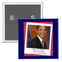 Obama Inauguration 2009 Memorabilia Buttons