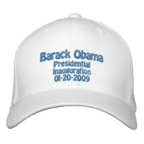 Obama Inauguration 20-01-09 Keepsakes Embroidered Hats