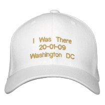 Obama Inauguration 20-01-09 Washington DC embroidered hats by Obama_Keepsakes Obama Inauguration 20-01-09 Washington DC embroidered hats