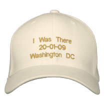 Obama Inauguration 20-01-09 Washington DC embroidered hats by Obama_Keepsakes Obama Inauguration 20-01-09 Washington DC embroidered hats