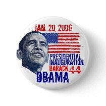 Obama Inauguration buttons by PraiseProducts Obama Inauguration buttons