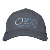 Obama Inauguration Cap embroidered hats