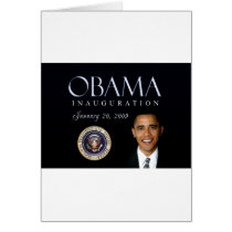 Obama inauguration cards