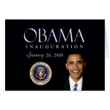 Obama Inauguration Card - Customized
