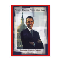 Obama Inauguration Day 2009 Souvenir Post Card postcards