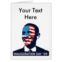Obama Inauguration Day Card by SoCalTeeShirts Obama Inauguration Day Card