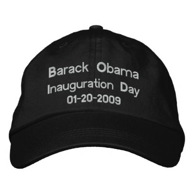 Obama Inauguration Day Commemorative Collectors Embroidered Baseball Cap by Obama_Keepsakes